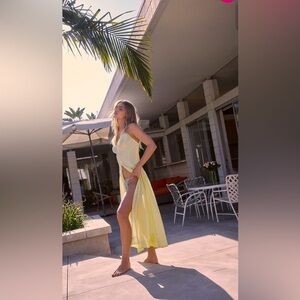 Free People Heating Up Maxi Slip Dress NWOT
